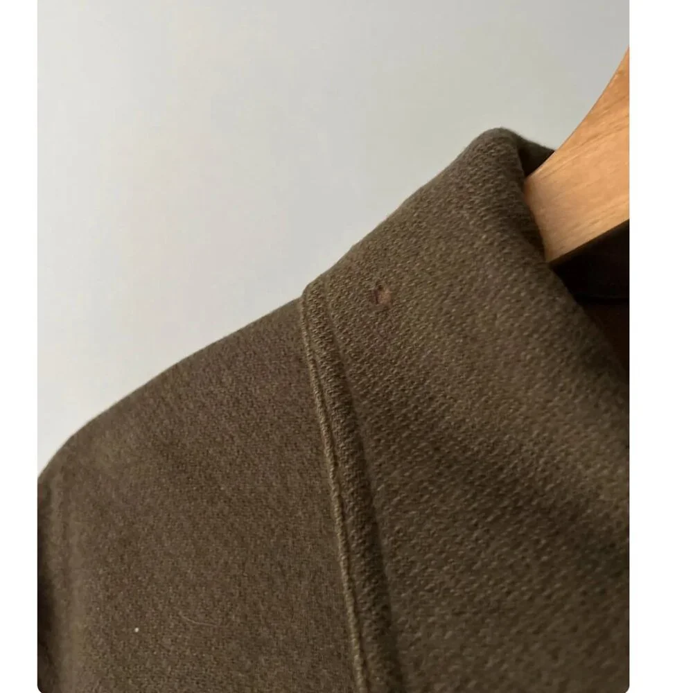 1990s Polo Ralph Lauren Wool Jacket | Vintage Green Sport Coat with Pockets - Picture 3 of 11